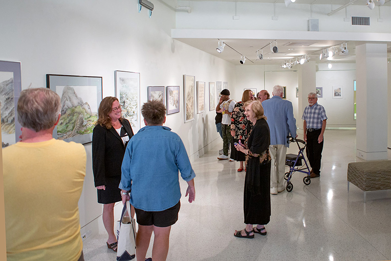 Opening reception for Tyler Art Gallery exhibition Water: Swift, Slow and In Between