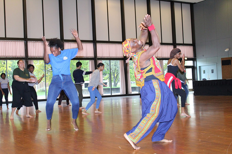 African dancing and drumming workshop