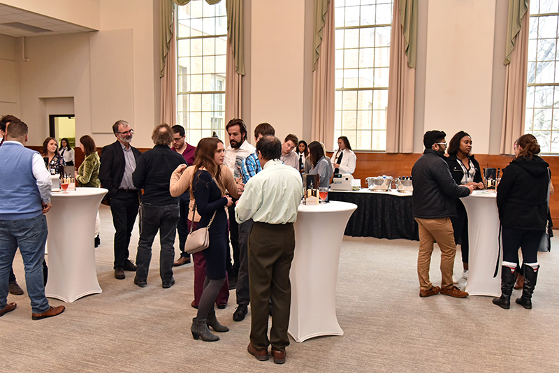 Students, faculty, staff and guests networked during the Graduate Studies Reception Nov. 5 