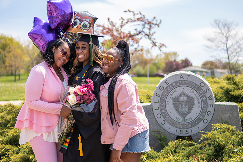 Graduates were allowed two guests each for their Commencement, with all completing health screening, making many happy moments and reunions possible.