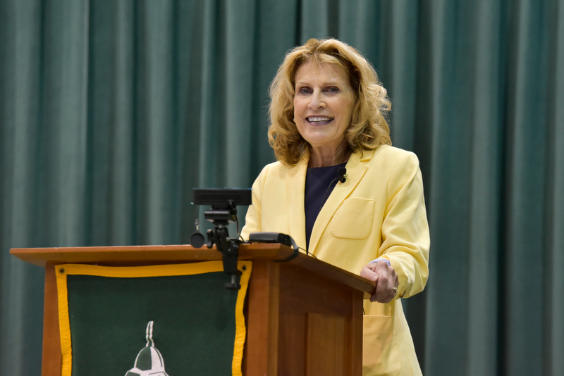 President Deborah F. Stanley provided an impassioned keynote to faculty and staff during the Fall 2021 Opening on Aug. 18, in which she provided details about the commendable accomplishments of SUNY Oswego and its community, as well as a look toward the future of the campus. 