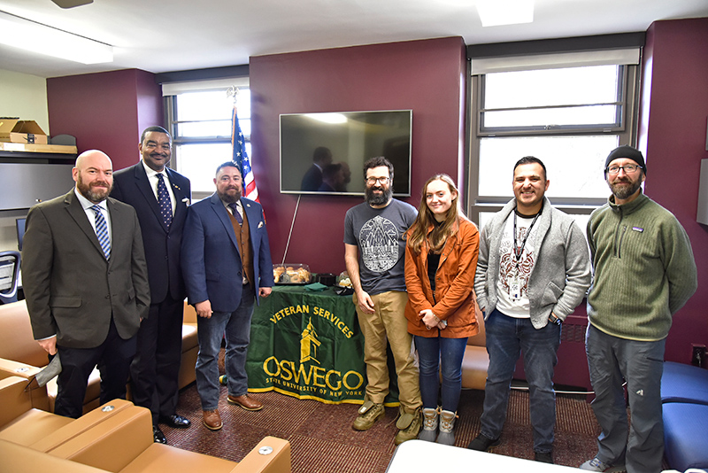 A Veterans Luncheon took place Nov. 11 in the college's Battle Buddy Center, located in 110 Lee Hall, in honor of Veteran's Day and coinciding with the campus Fall Open House. The lunch and open house recognizes campus veterans and active duty military.