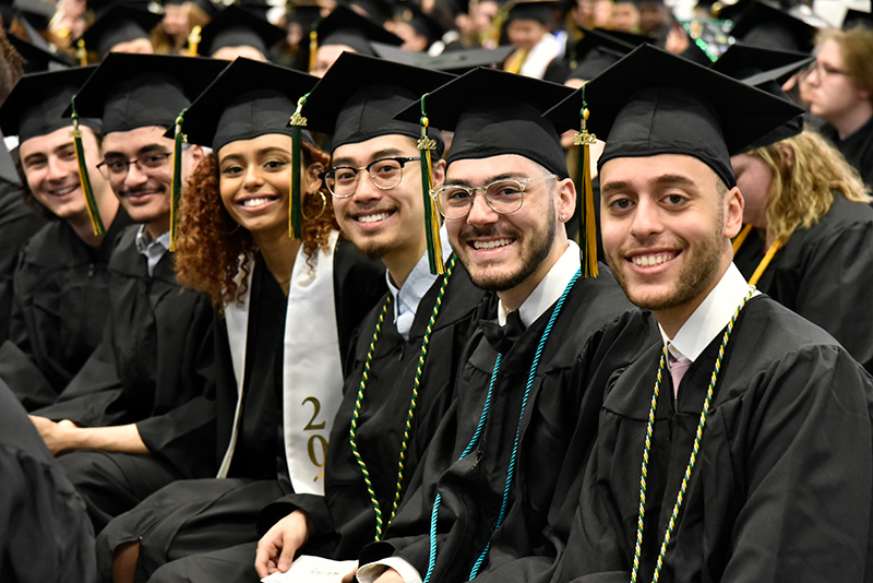 College of Liberal Arts and Sciences graduates beam with pride and enthusiasm during their ceremony May 14.