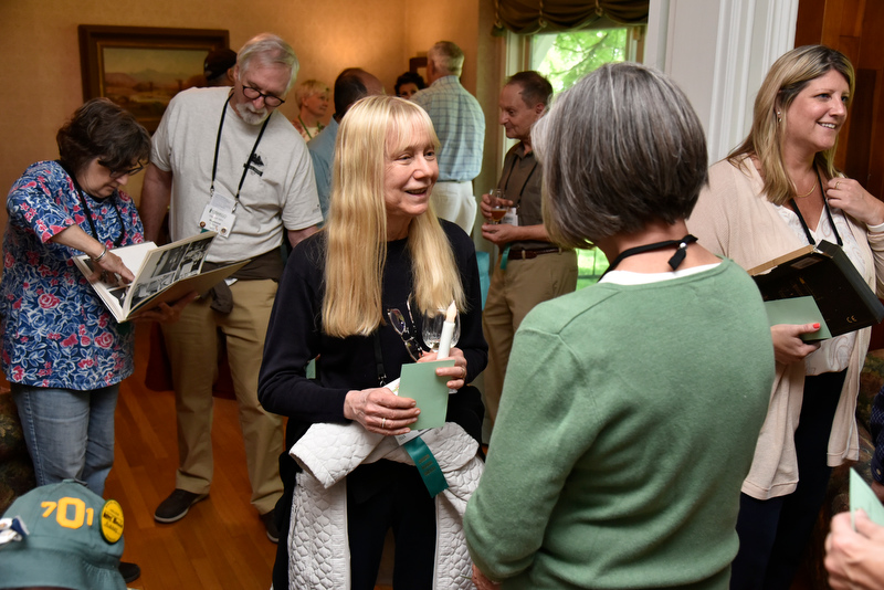 The Golden Anniversary Reception and Remembrance Ceremony at Shady Shore during Reunion honored and remembered alumni with long connections to the college.