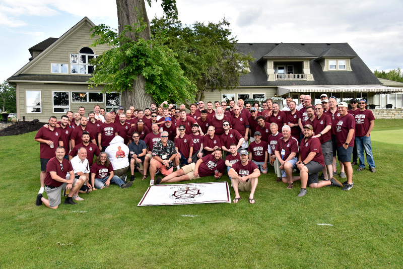 The Delta Kappa Kappa 95+1 Anniversary Reception brought a hearty crowd to the Oswego Country Club during Reunion Weekend.