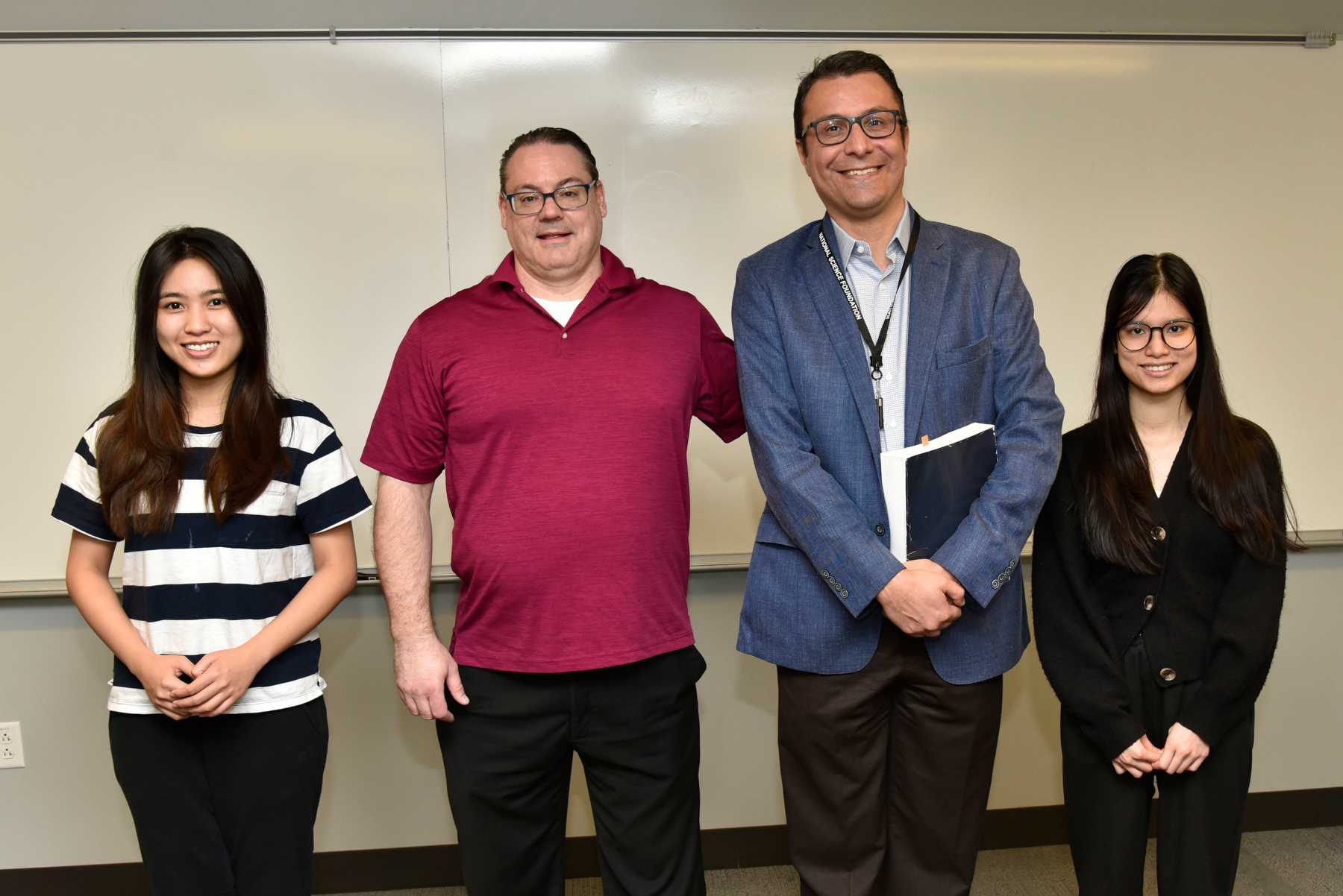 Gary Baker, a 1995 alumnus and associate professor of chemistry at the University of Missouri, met Nov. 11 with chemistry faculty and students and spoke to classes in the Shineman Center.
