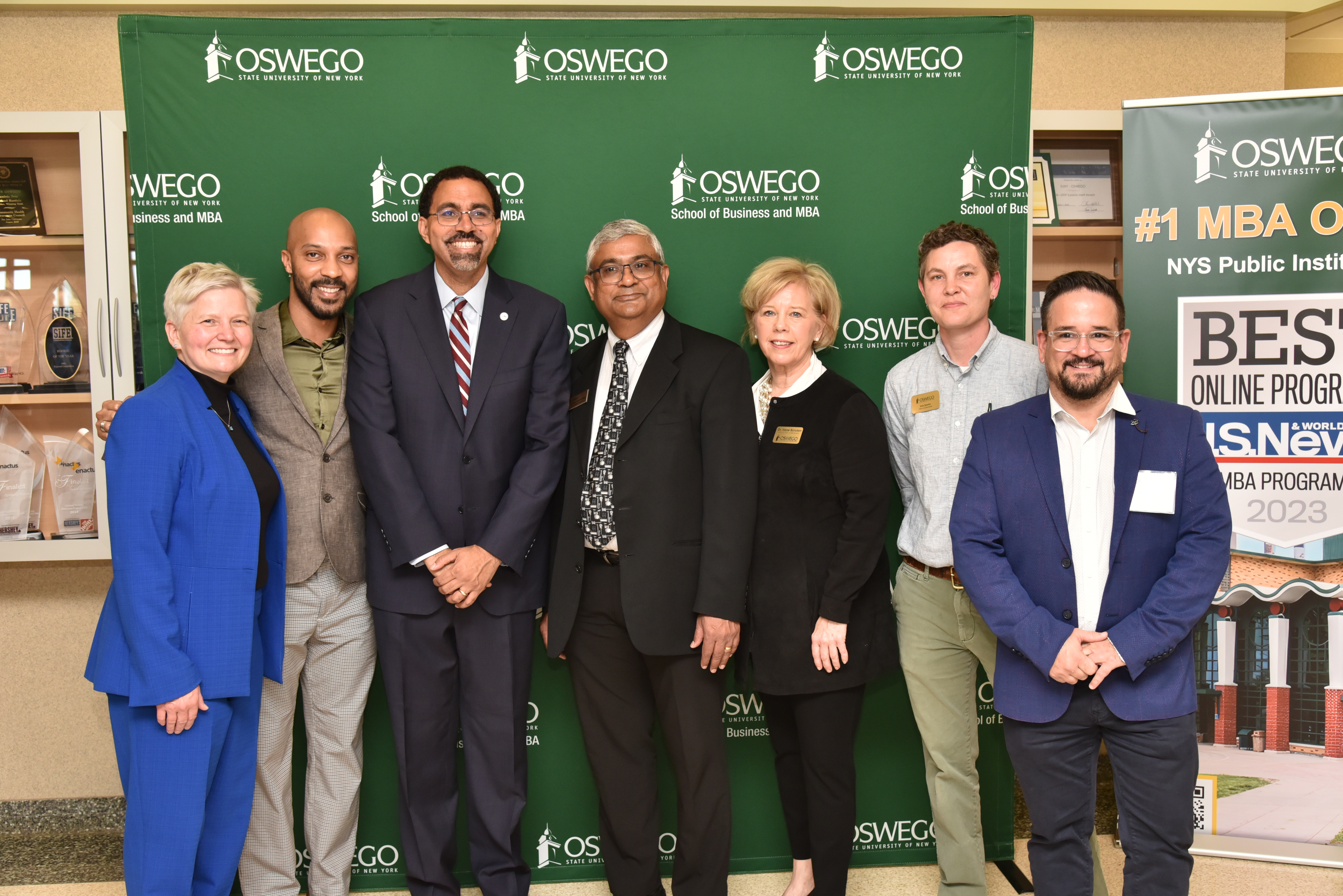 At his last stop during this campus visit in Rich Hall, Chancellor John B. King Jr. had the opportunity to catch up with members of the campus community