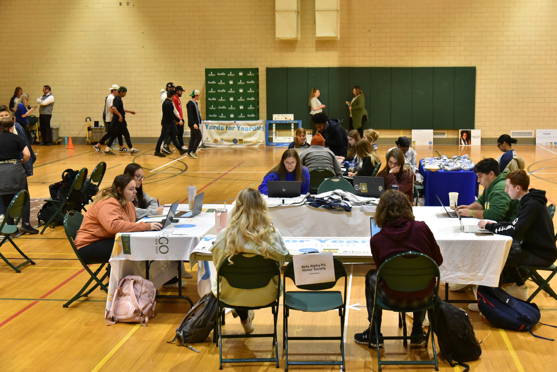 Students, employees, community members and alumni participated in the eighth annual Yards for Yeardley, walking to remember and to help raise awareness toward the prevention of dating and domestic violence. 