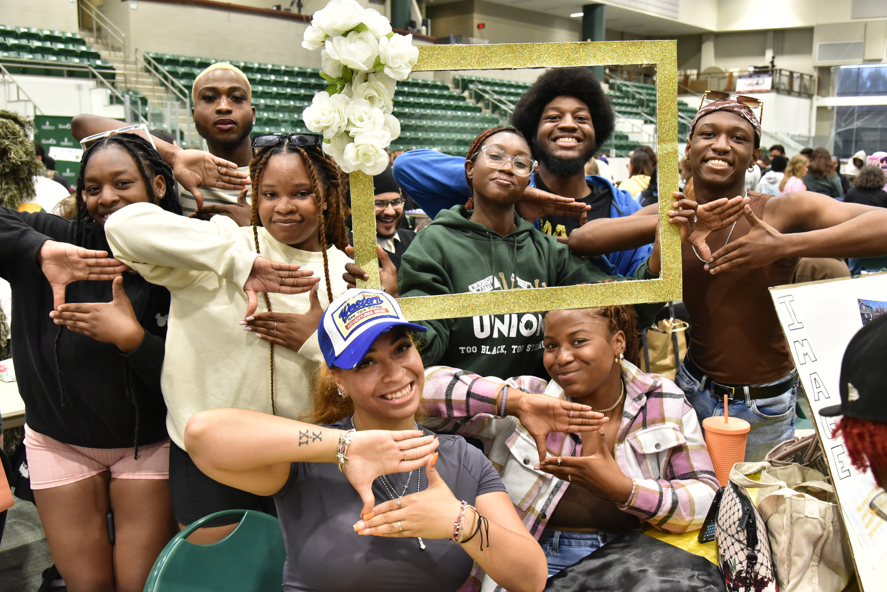 The many student organizations participating in the Student Involvement Fair included the Image Step Team, a beginner friendly organization that educates people through performances that step can be used as a form of self-expression.