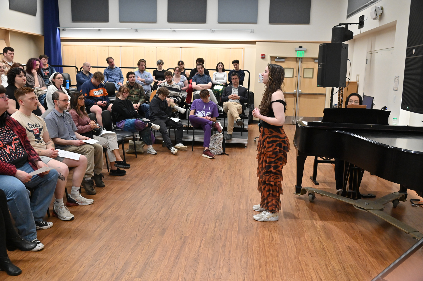 Several music students performed recitals before audiences in Tyler Hall during Quest.