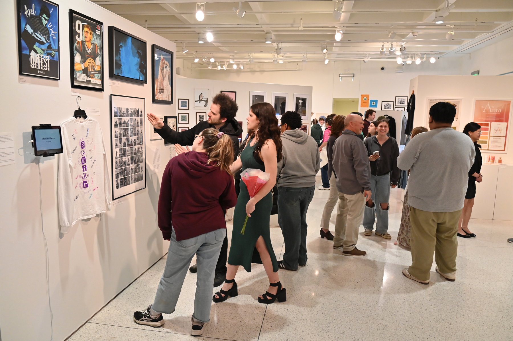 The second of two BFA exhibitions honoring graduating seniors in the bachelor of fine arts is on view through May 16 in Tyler Art Gallery.