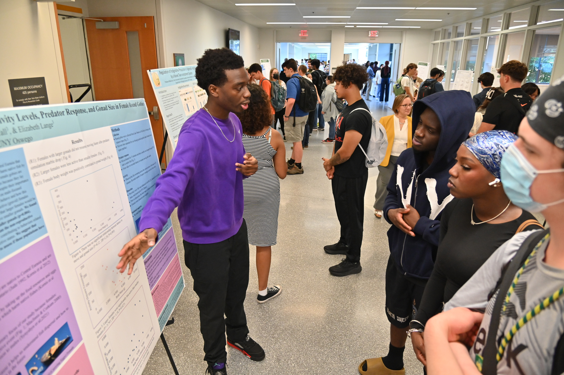 The campus community was invited to attend the Sept. 12 fall research symposium to learn more about students' scholarly and creative work taking place on campus over the summer. 