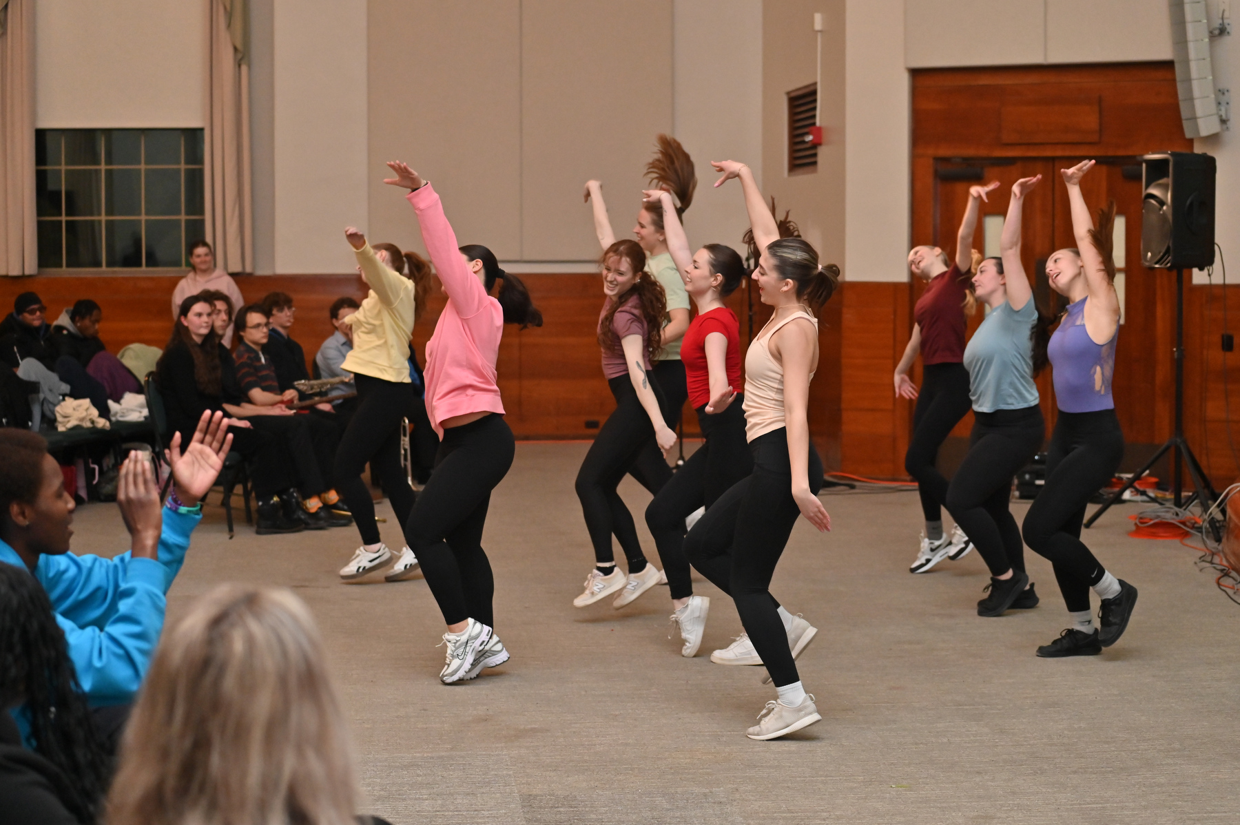 Performances during the annual Martin Luther King Jr. Celebration included the Del Sarte Dance Club choreographed to "Tightrope" by Janelle Monáe, a song that echoes the need to maintain balance, ambition and integrity regardless of the “highs and lows” of life.