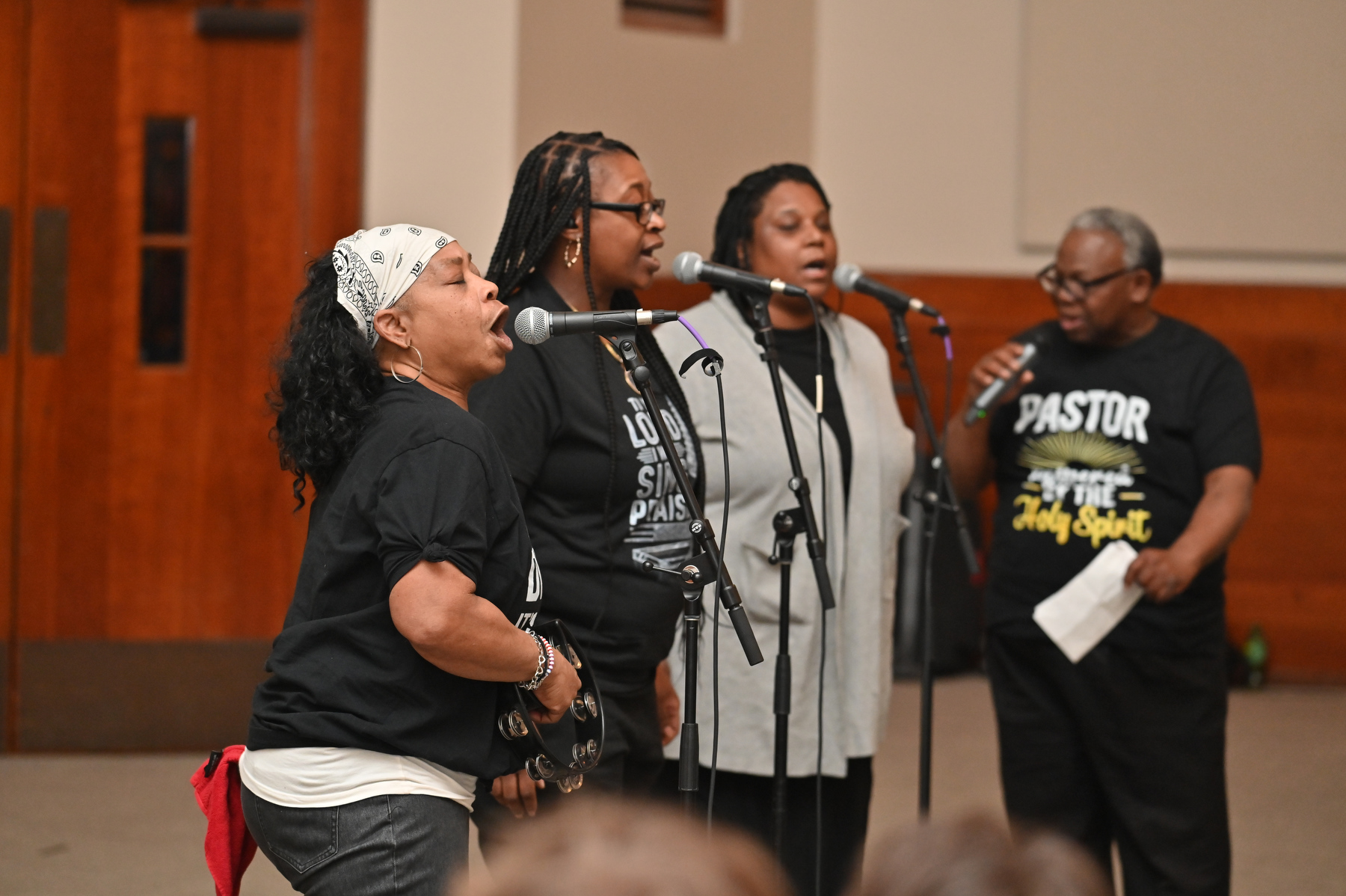 The annual Martin Luther King Jr. Celebration featured readings and performances, including gospel music from The Praise Team from Peoples AME Zion Church from Syracuse.