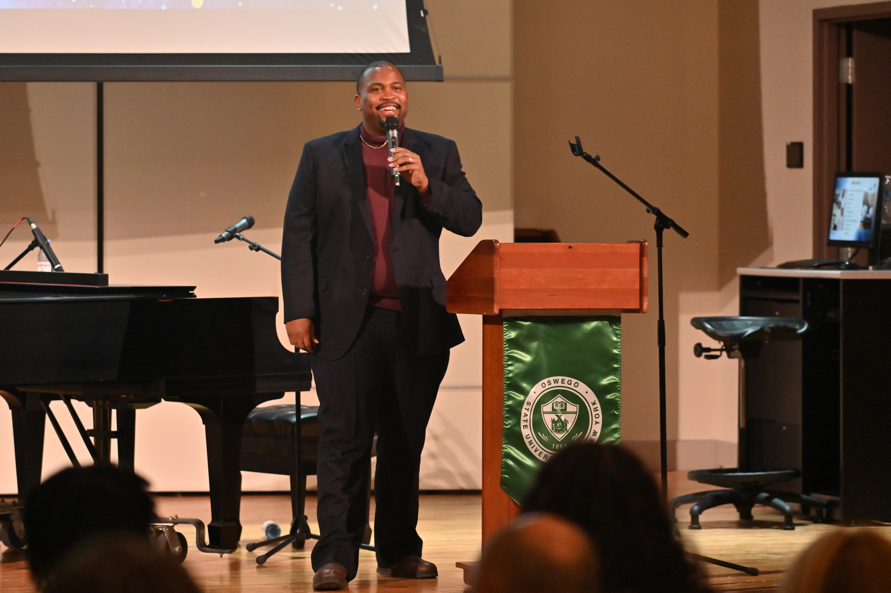 The annual Martin Luther King Jr. Celebration with the theme "Moving the Dream Forward: Music Through the Movement." took place on Feb. 6 in Sheldon Hall, featuring readings and performances structured to blend academic insight with cultural performances. James Dekle provided the keynote speech and a musical performance. 