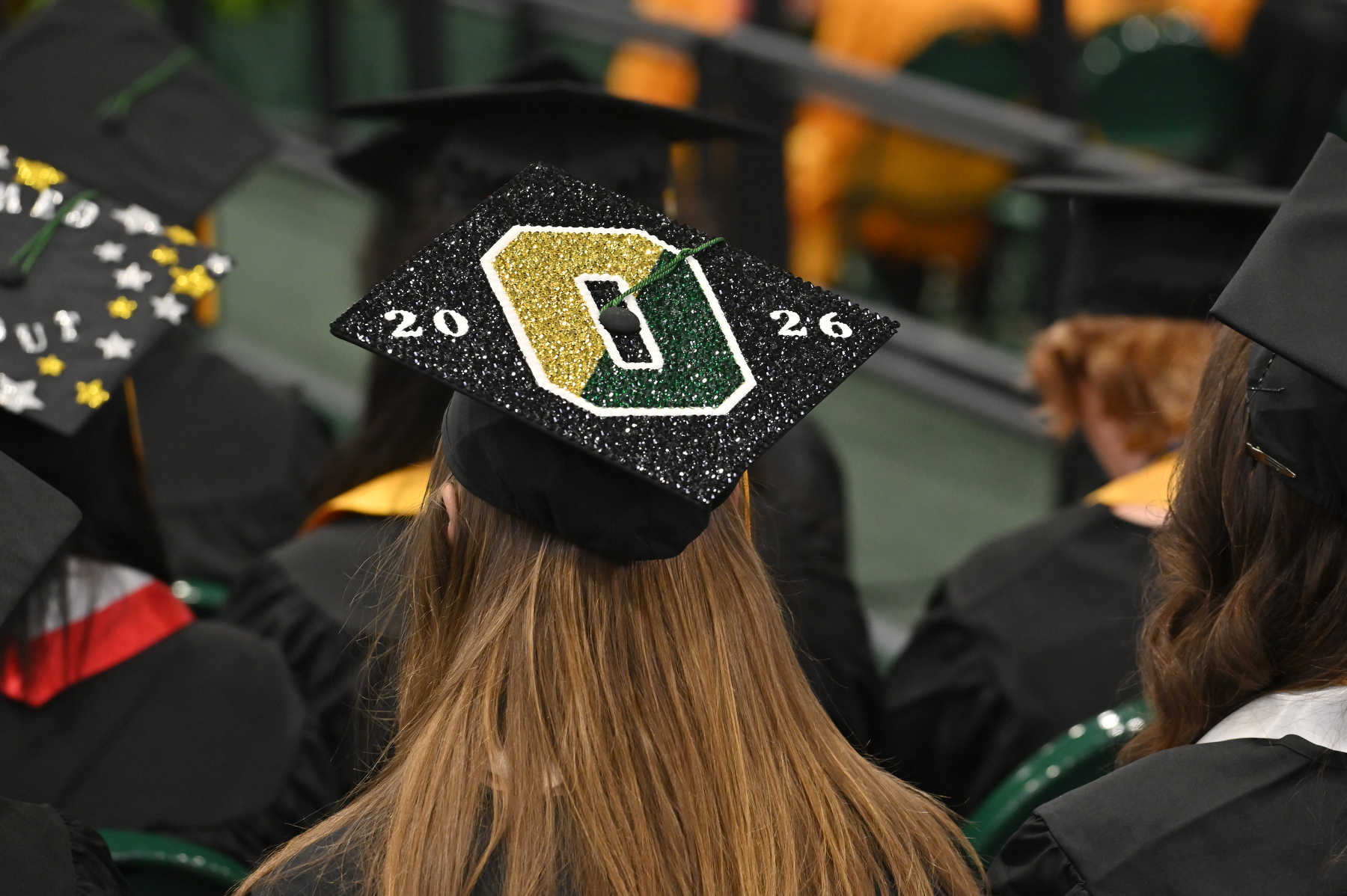 The May 16 commencement ceremonies presented an opportunity for graduating Lakers to shine (or sparkle) while showing pride in their school and achievements.