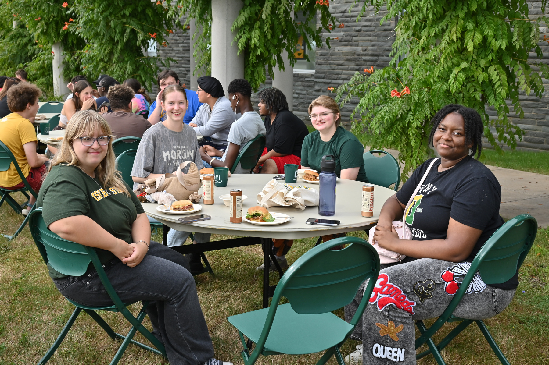 The newest Lakers and others made connections over food and under sunny skies at the Opening Picnic.