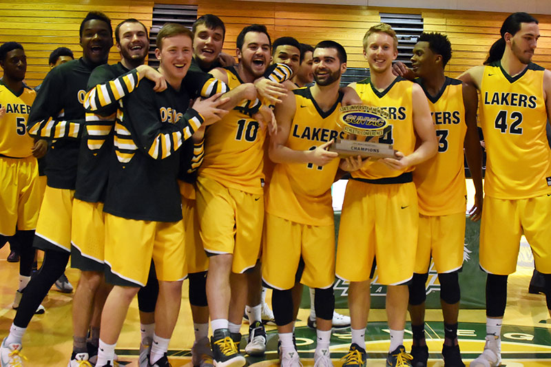 SUNYAC title-winning men's basketball team