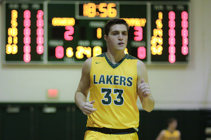 Men's basketball player Quinn Carey recently recorded the 1,000th point of his collegiate career