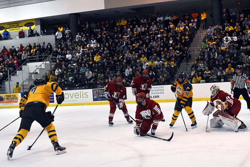 Shawn Hulshof shooting puck