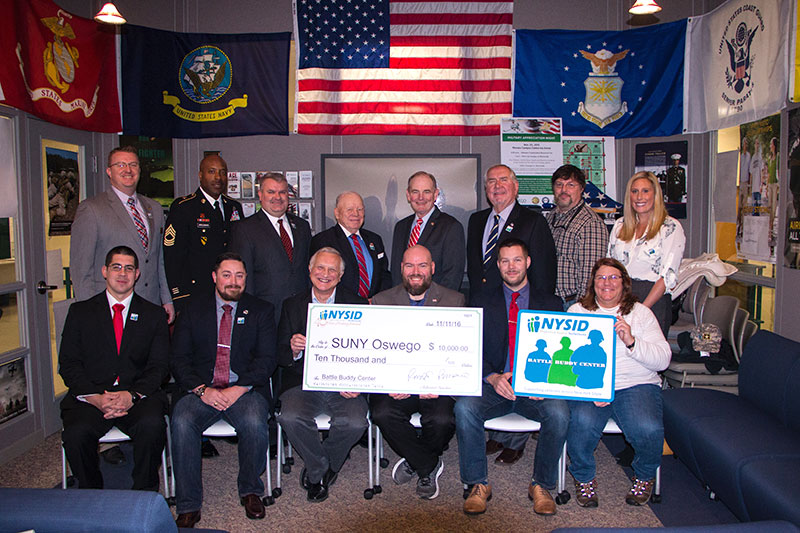 Battle Buddy Center check presentation