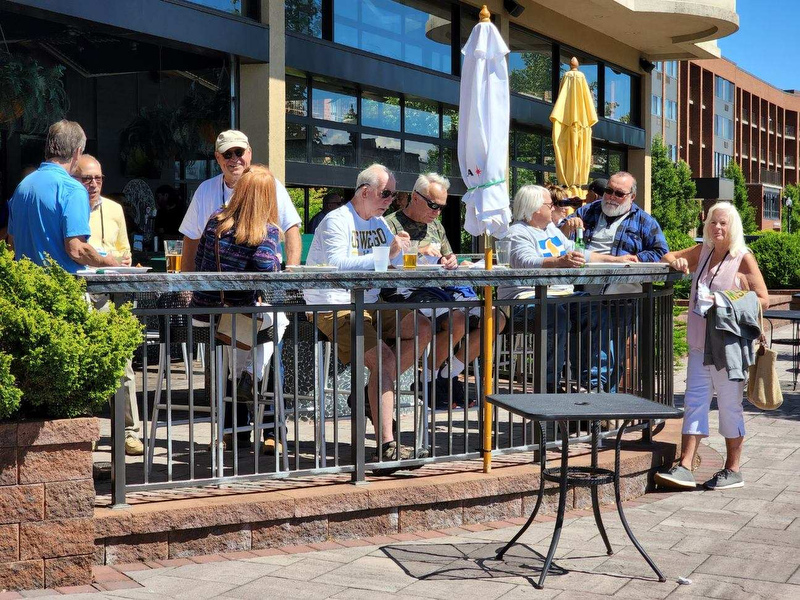 The Class of 1977 Reception took place during Reunion Weekend at the new La Parrilla on the Water location, on East First Street and the Oswego River.
