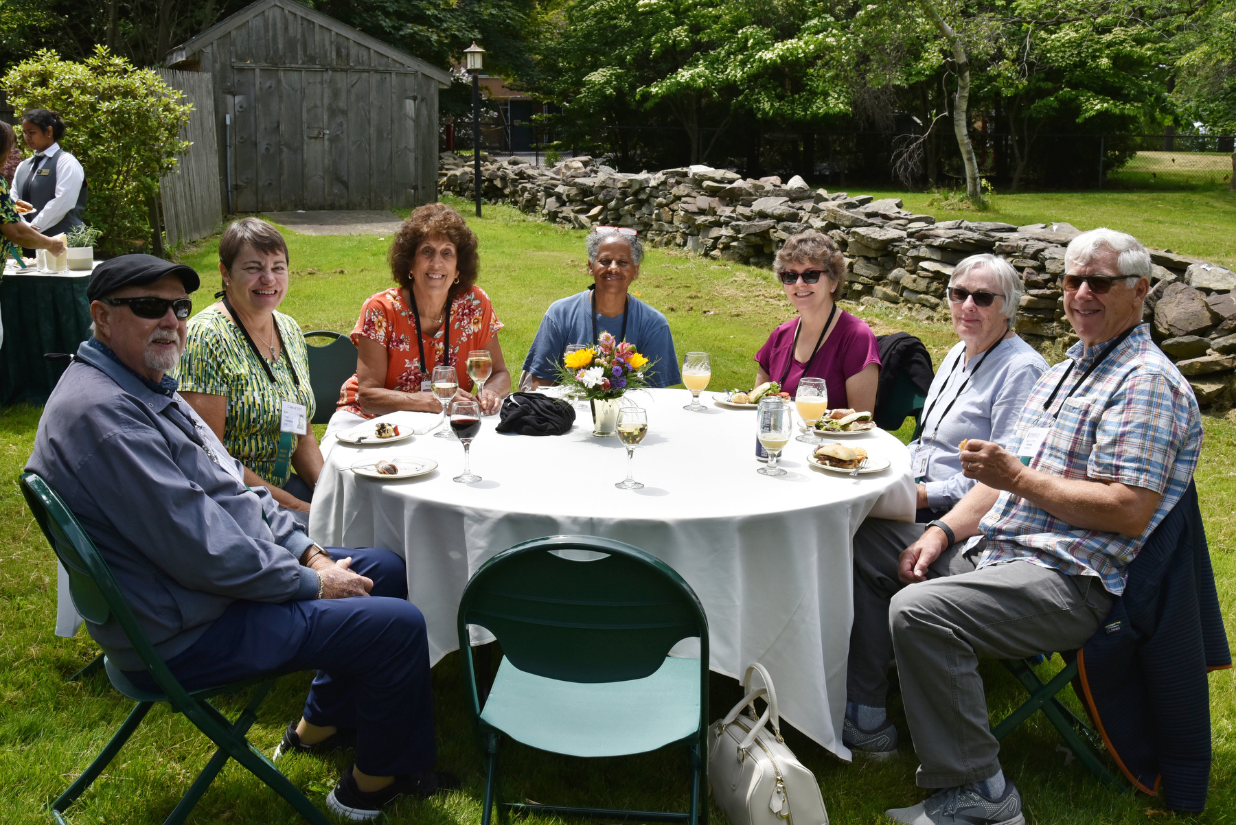 The Remembrance Ceremony at Shady Shore during the class of 1973 reception allowed alumni to reconnect and share memories of those no longer able to make reunions.