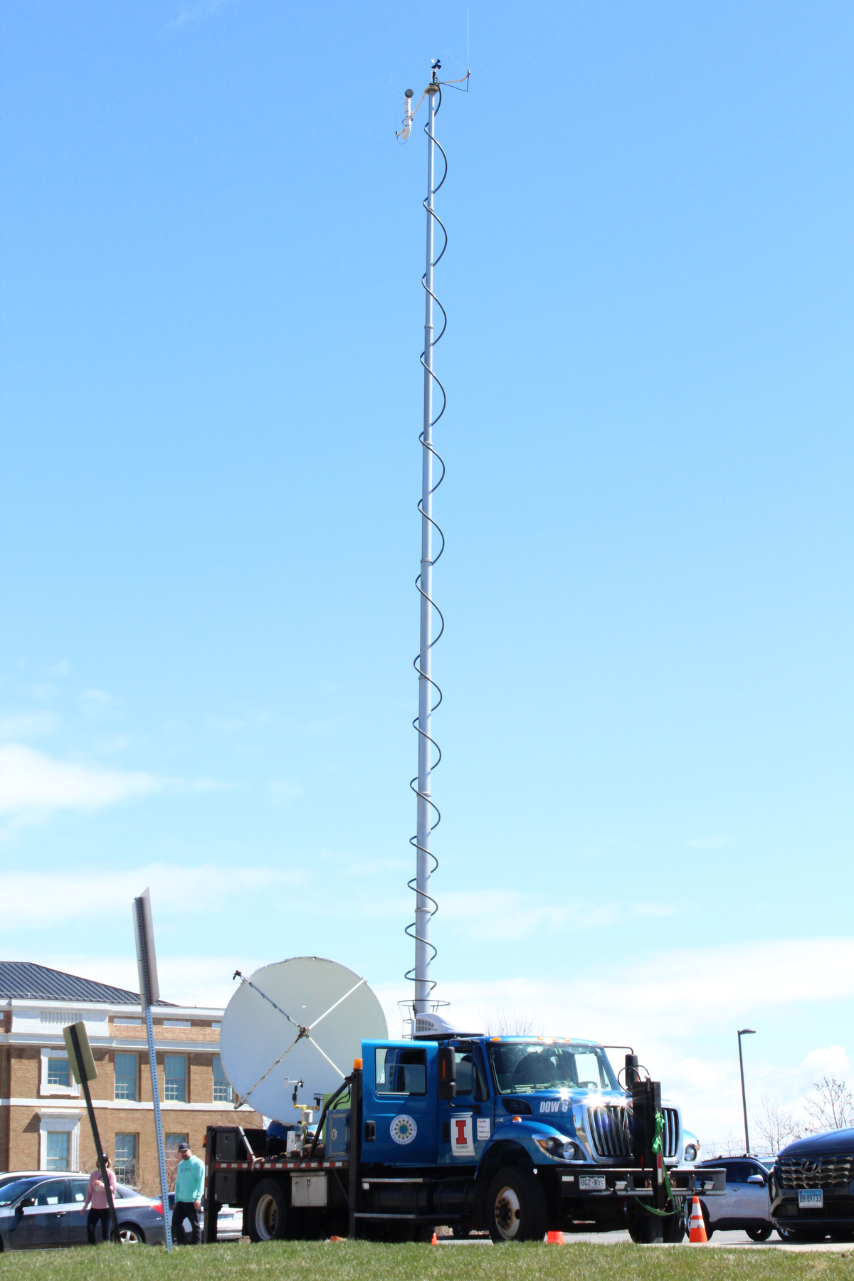 The Doppler onWheels was in town during the eclipse for research projects and also open to the public during STEM Community Day on April 6.