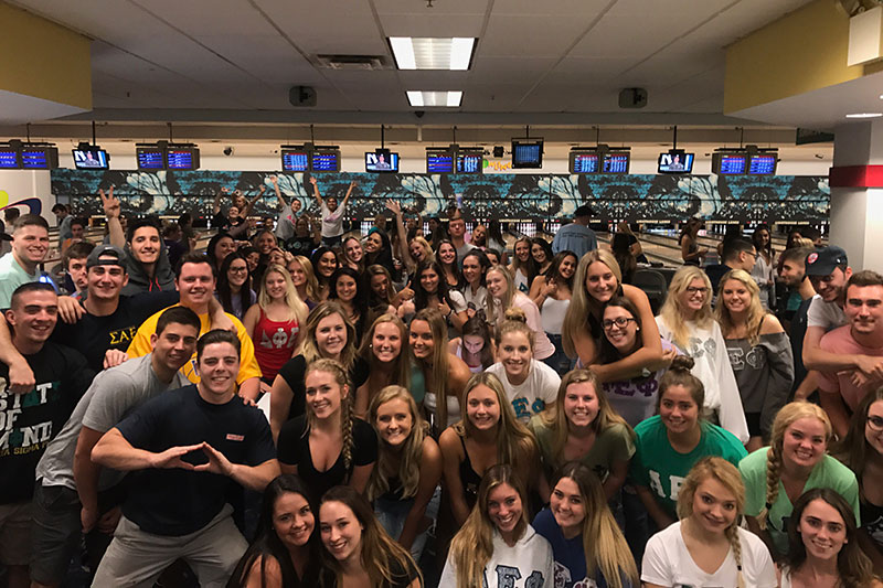 Students raise money for hurricane relief through bowling