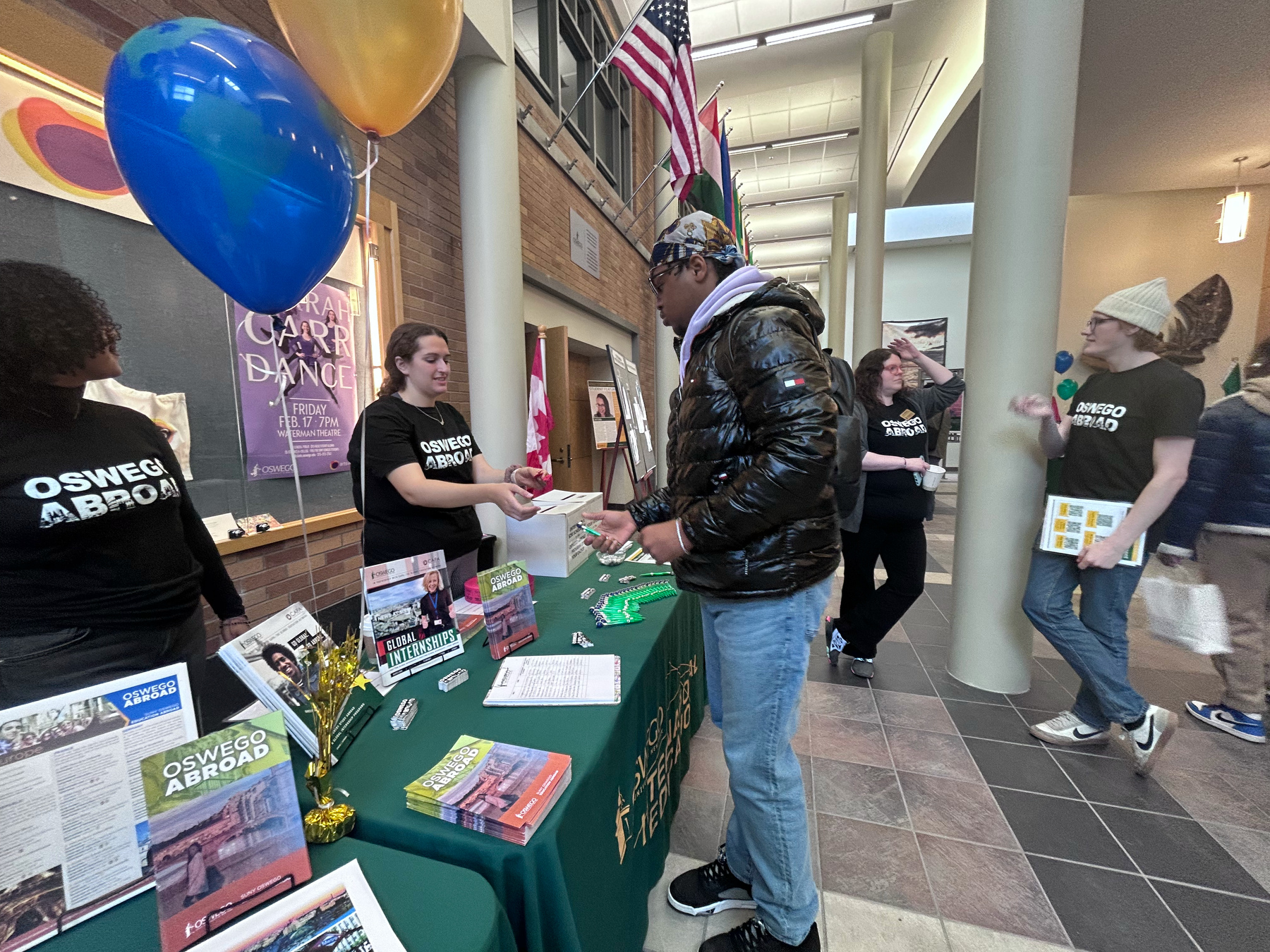 The Study Abroad Fair on Feb. 8 invited SUNY Oswego students to learn about options to explore the world while gaining academic credit. 