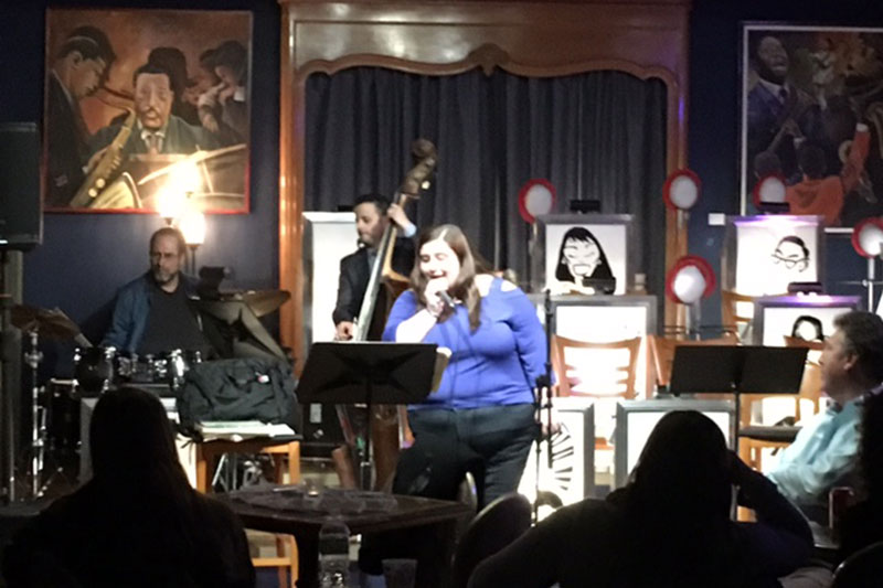 Alumni sit in with Oswego Jazz Project