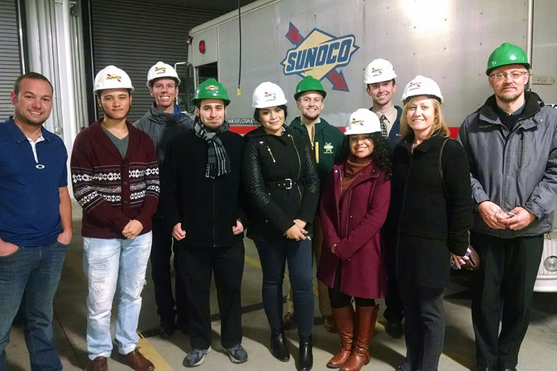 Students visit Sunoco ethanol plant