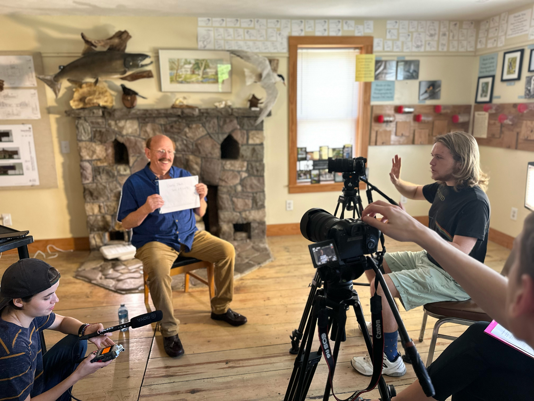 A SUNY Oswego student-faculty collaboration is producing a documentary demonstrating the biodiversity and community history of the Sterling Nature Center (SNC), a preserve 10 miles west of the lakeside campus