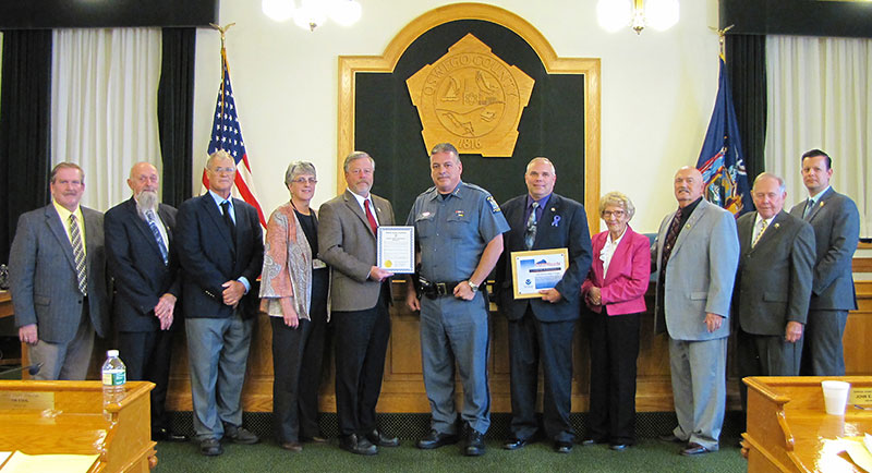 County Legislature commends University Police for StormReady designation