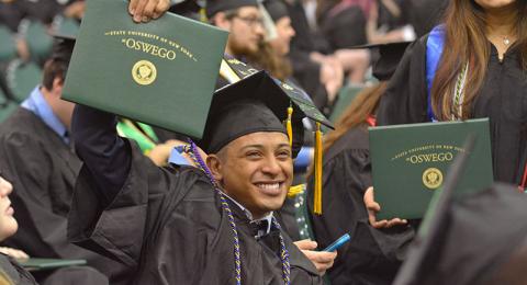 Students celebrate at commencement