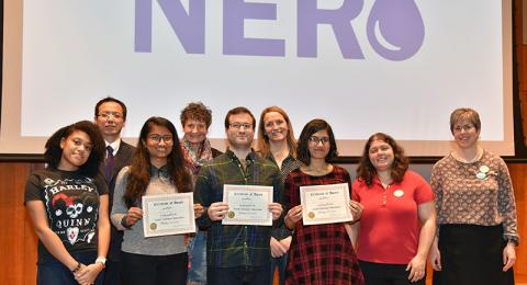 Winners and organizers of inaugural Grand Challenges Makeathon