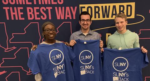 Student Association leaders support SUNY's Got Your Back campaign