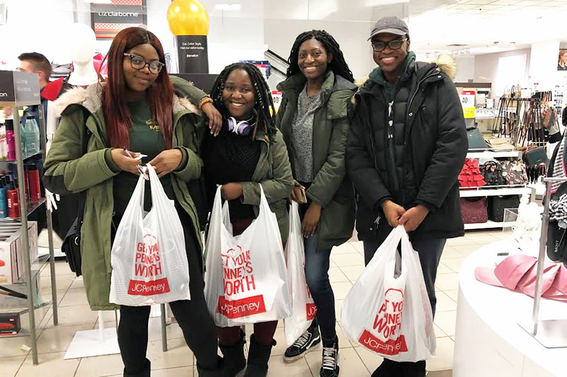 Students happy with Suit Up formalwear bargains