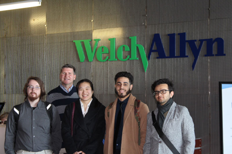 Students tour Welch Allyn