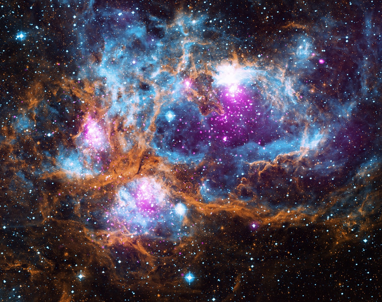 Space nebulae
