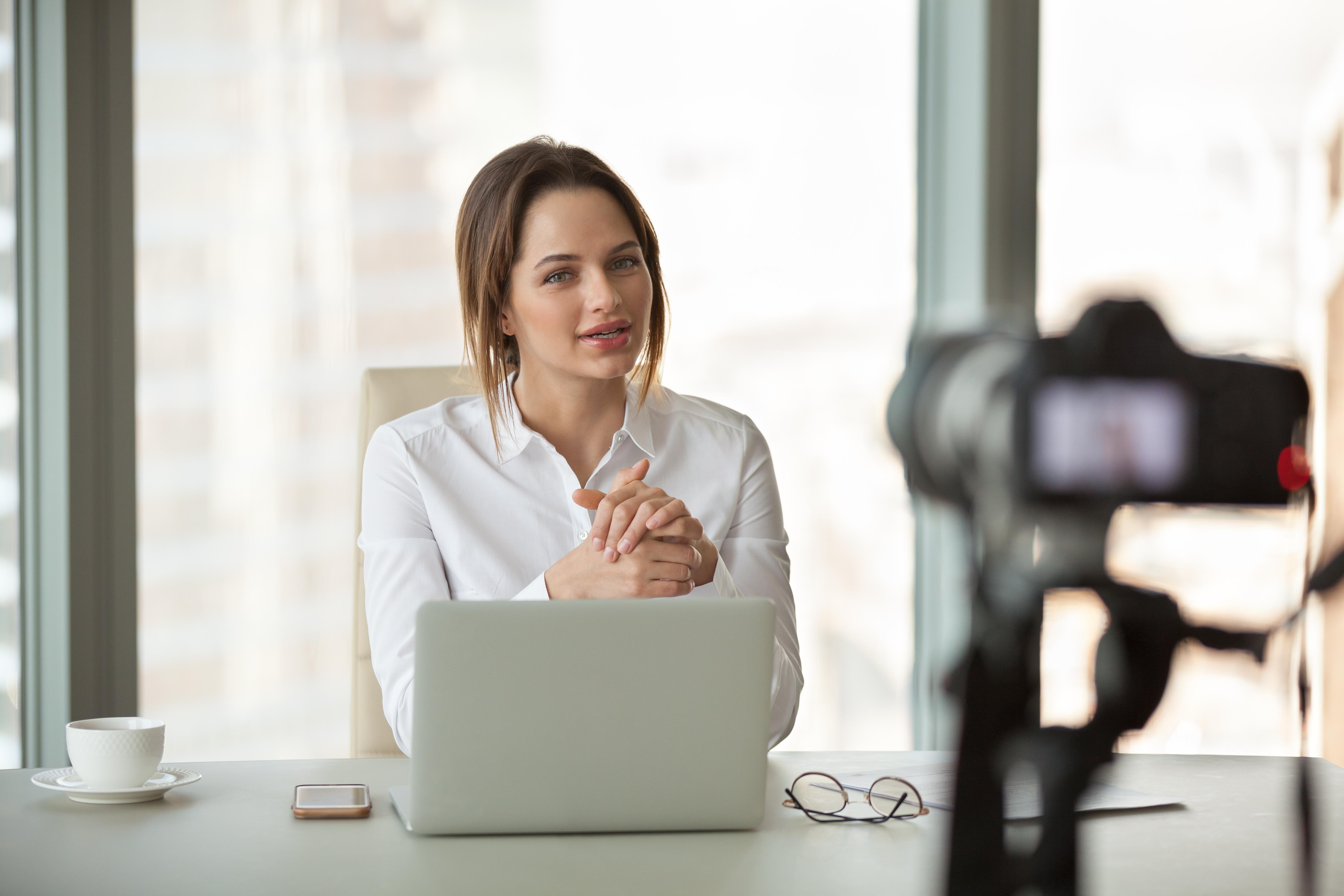 public relations suny oswego female giving video interview