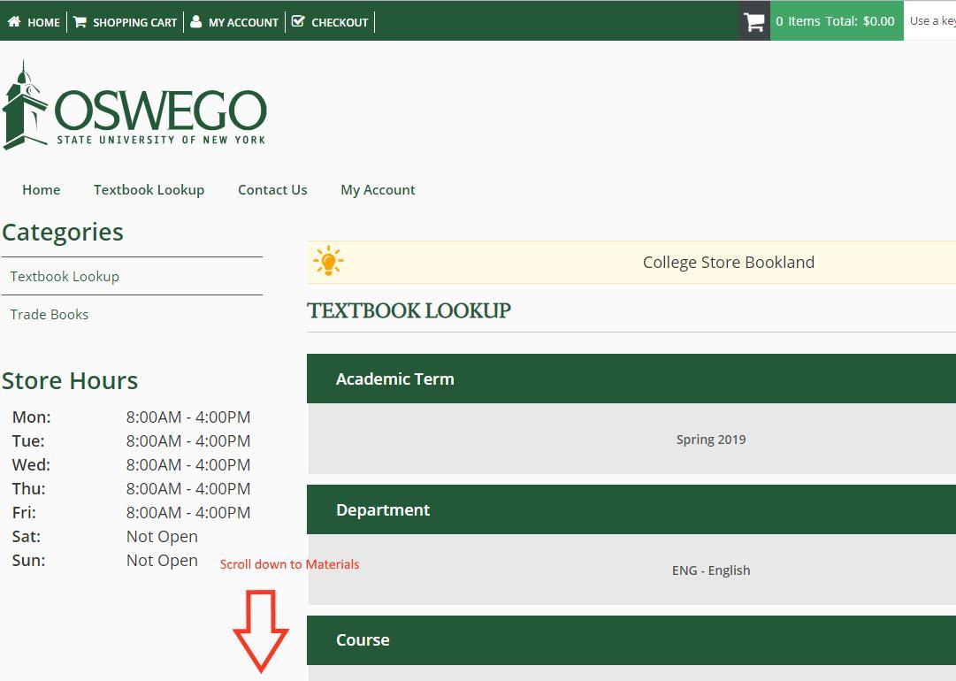 Textbook viewing instructions | Registrar Textbook viewing instructions | Registrar