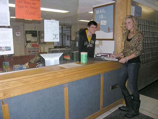 Welcome to Cayuga hall front desk.