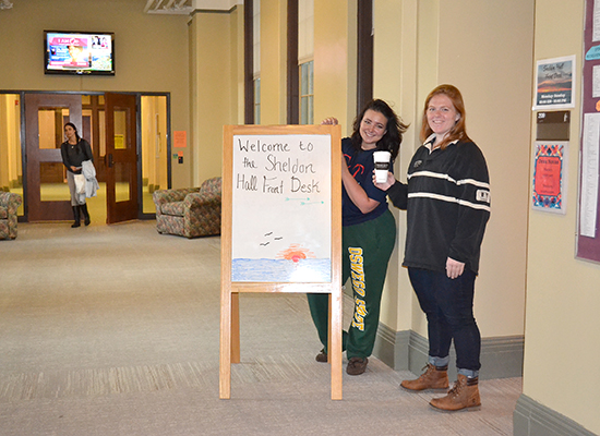 Sheldon Hall "Front Desk"