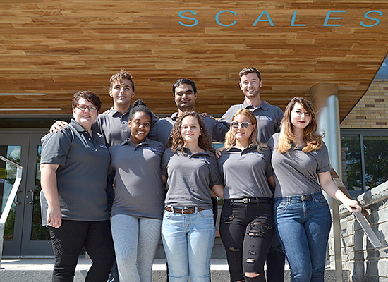 Scalles Hall staff for 2017-2018 academic year.