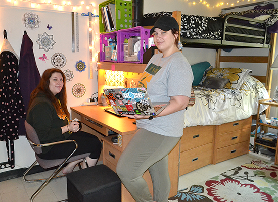 Cayuga Hall room, female students.