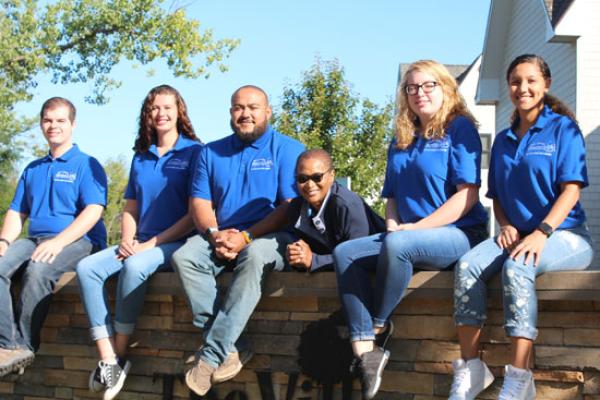 The Village Townhouses "Village Community Assistants" group photo. We are ready to welcome you!