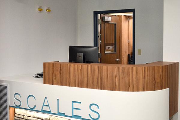 scales Hall front desk
