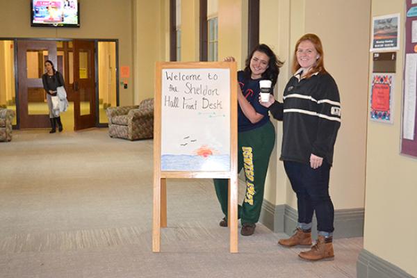 Sheldon Hall "Front Desk"