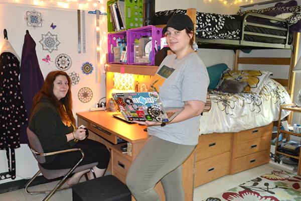 Cayuga Hall room, female students.
